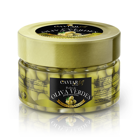 Perlas de OLIVE VERDES pasteurizadas