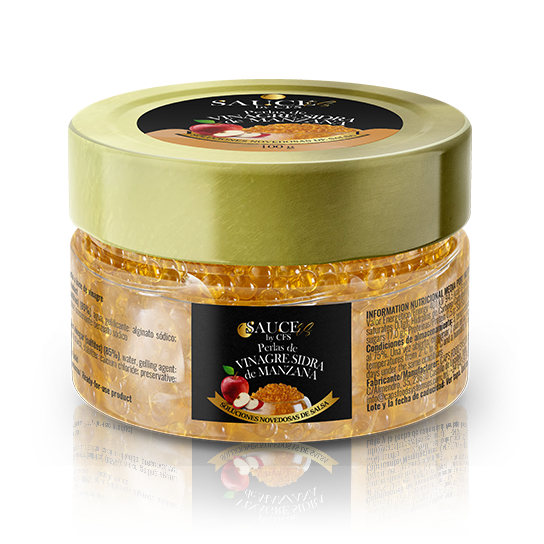 Perlas de VINAGRE SIDRA de MANZANA pasteurizadas